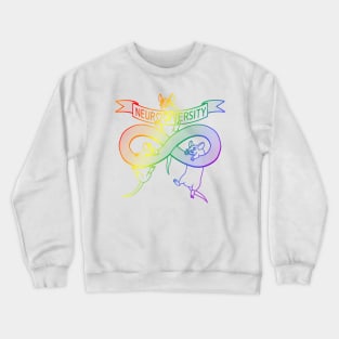 Neurodiversity Rats (Rainbow Version) Crewneck Sweatshirt